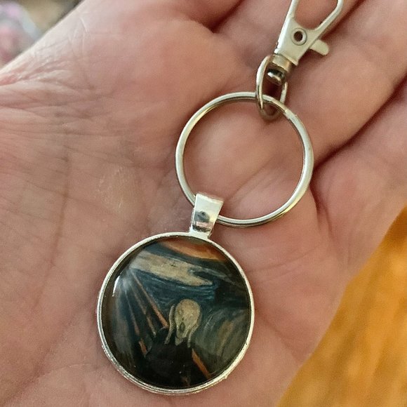Hand Crafted Accessories - The Scream Keychain